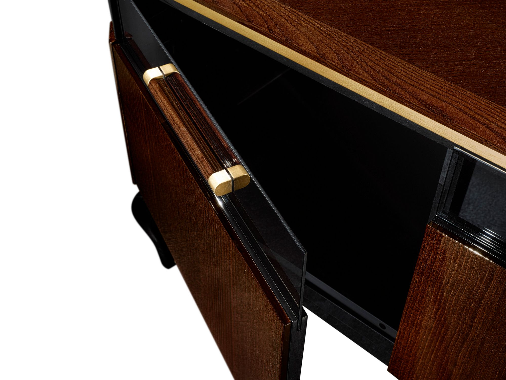 Деревянный шкаф для телевизора с распашными дверцами A.R. Arredamenti Виктор ARCH-00115329 - Вид №2