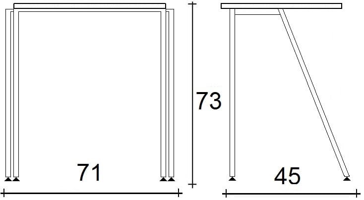 Модульная школьная скамья TALIN Giko ARCH-00115953 - Вид №5