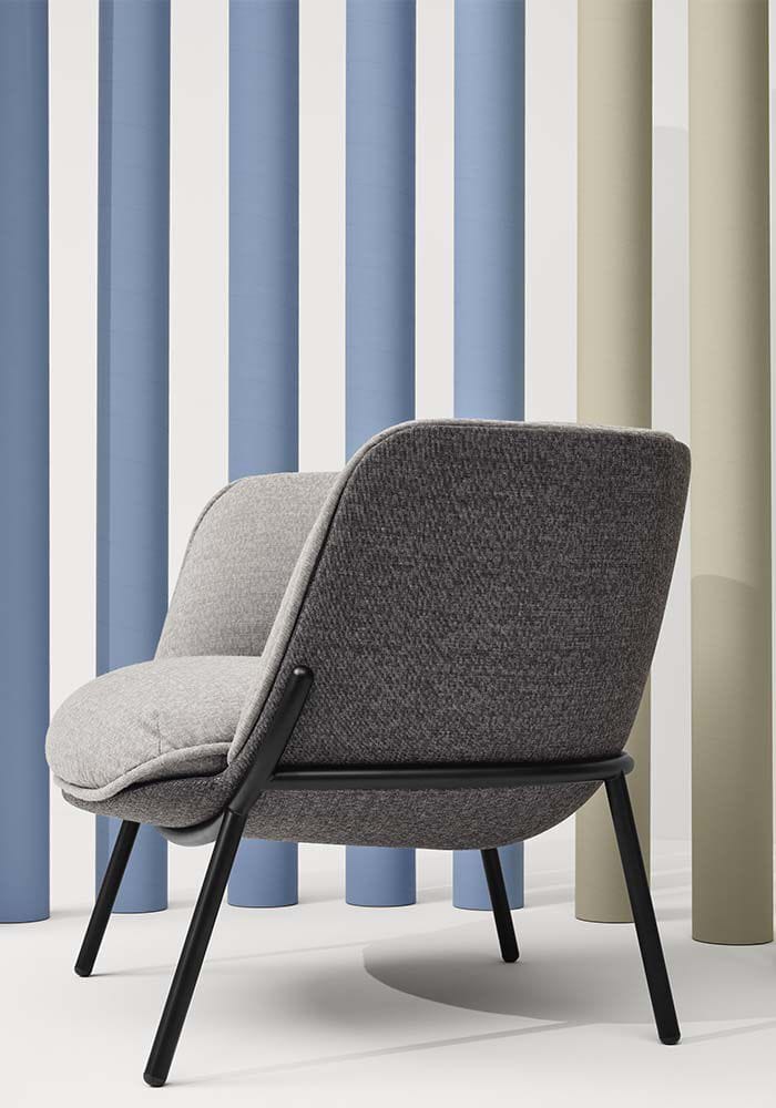 Тканевое кресло с подлокотниками Infiniti Bombom ARCH-00086299 - Вид №9