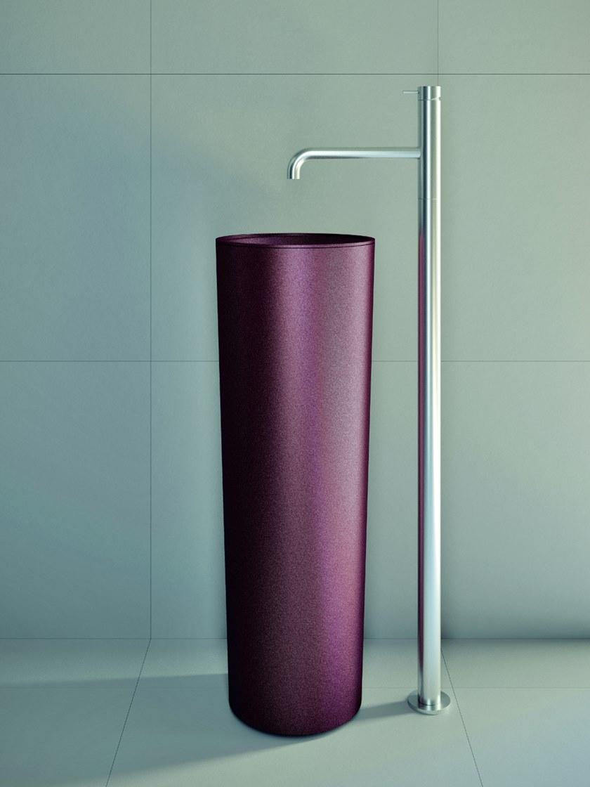 Water Evolution Смеситель для умывальника из хромированной латуни Flow sun-id-1371409 - Вид №1