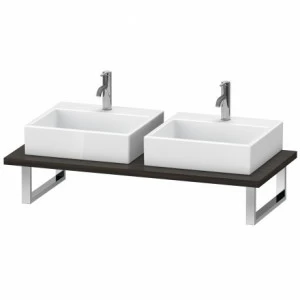 XL105C06969 X-Large Консоль для накладной и встраиваемой сверху раковины компакт Орех брашированный (натуральный шпон)