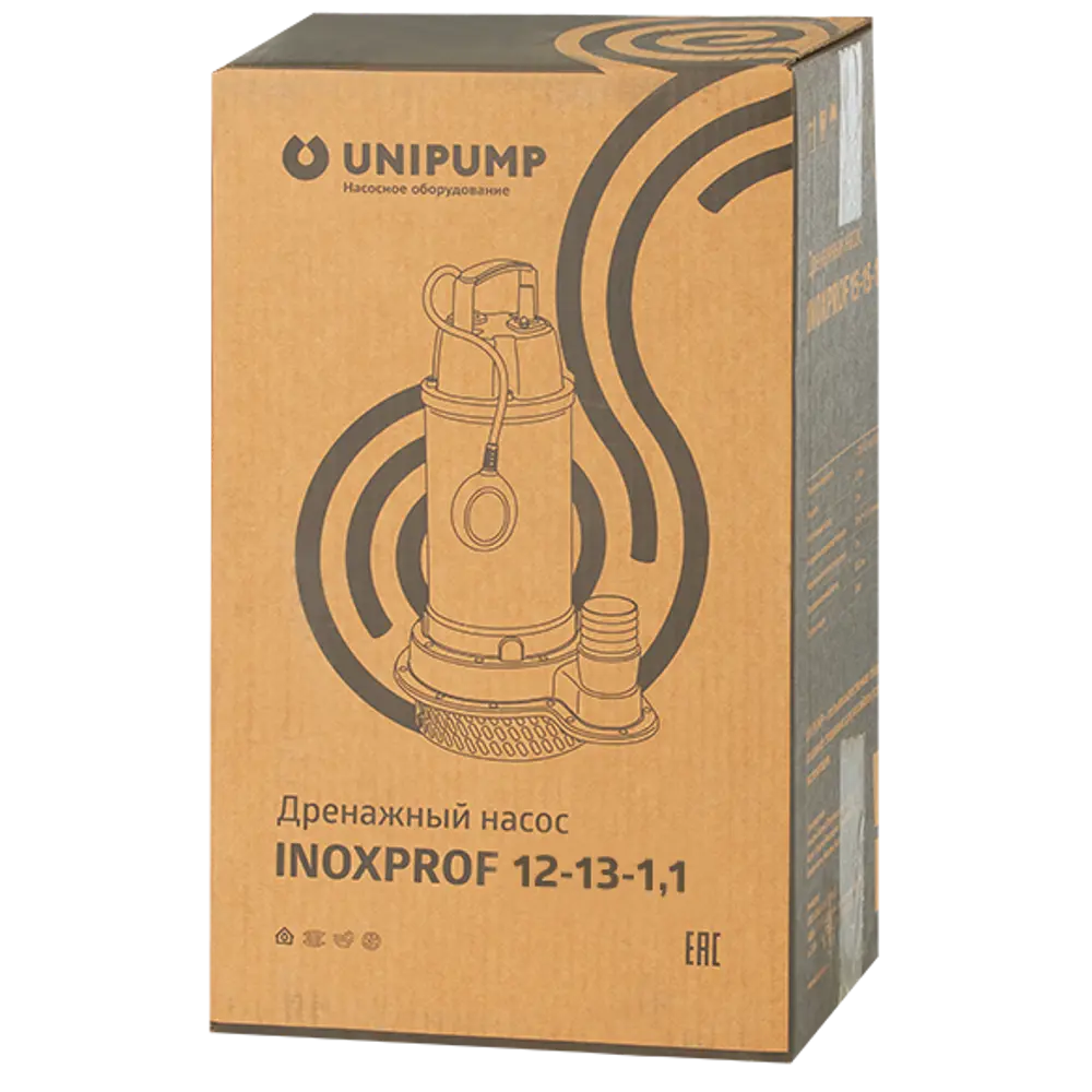 Насос погружной дренажный для чистой воды Unipump Inoxprof 12-13-1.1 18000 л/ч STLM-2089674 - Вид №3