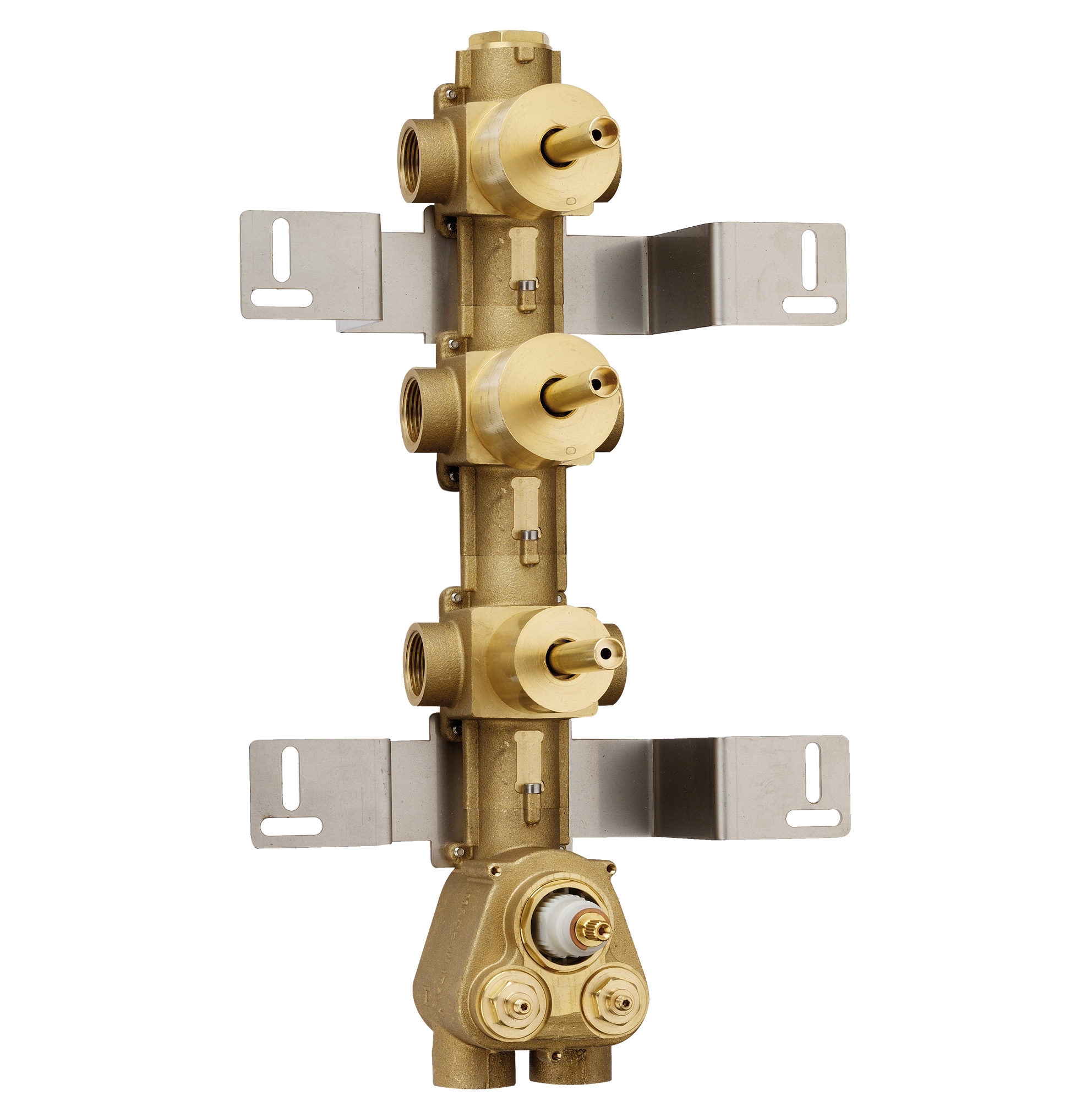 Z033205 + Z030210000 Смеситель & запорный кран Rectangular 5 Outlets (with diverter) HP BOSSINI  - Вид №1