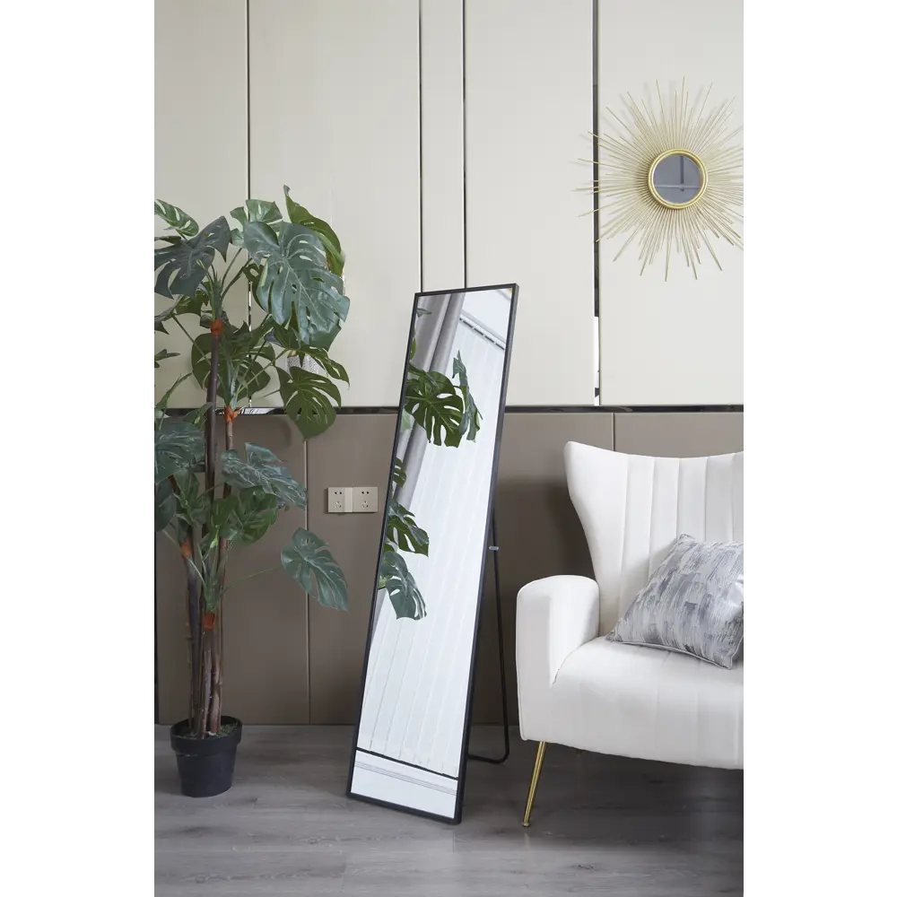 Зеркало Santreyd Psyche - элегантное настенное украшение в черной рамке 89391260 STLM-1511580 - Вид №4