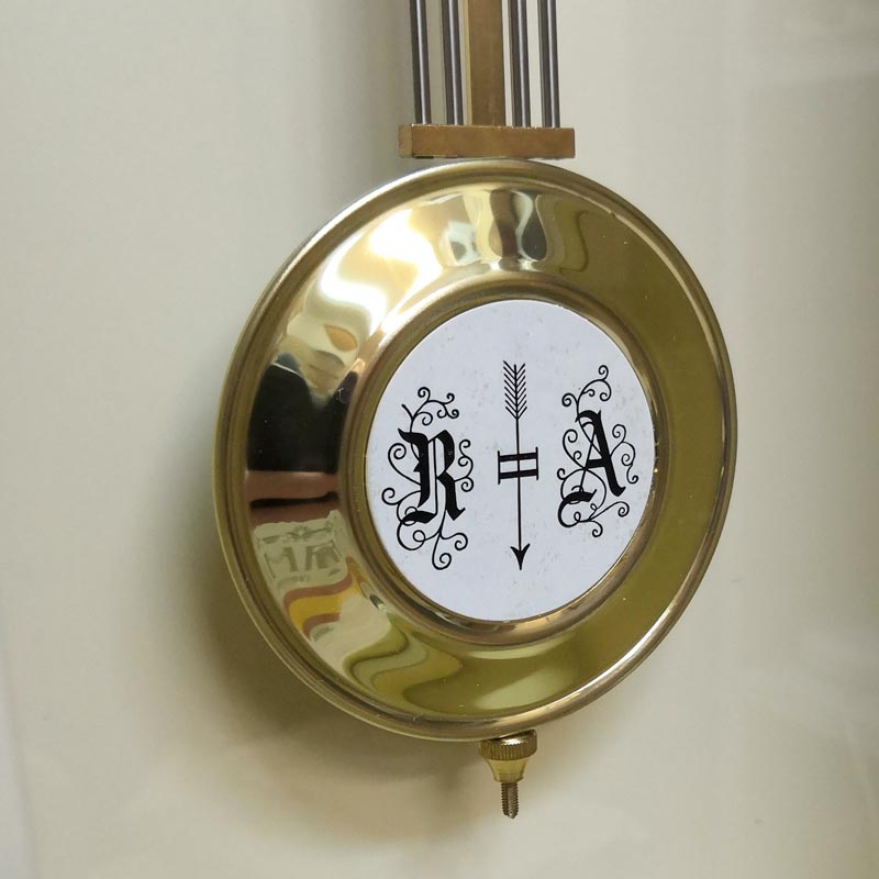 Часы настенные механические слоновая кость 341 Ivory SARS ДИЗАЙНЕРСКИЕ 00-3967489 Бежевый  - Вид №4