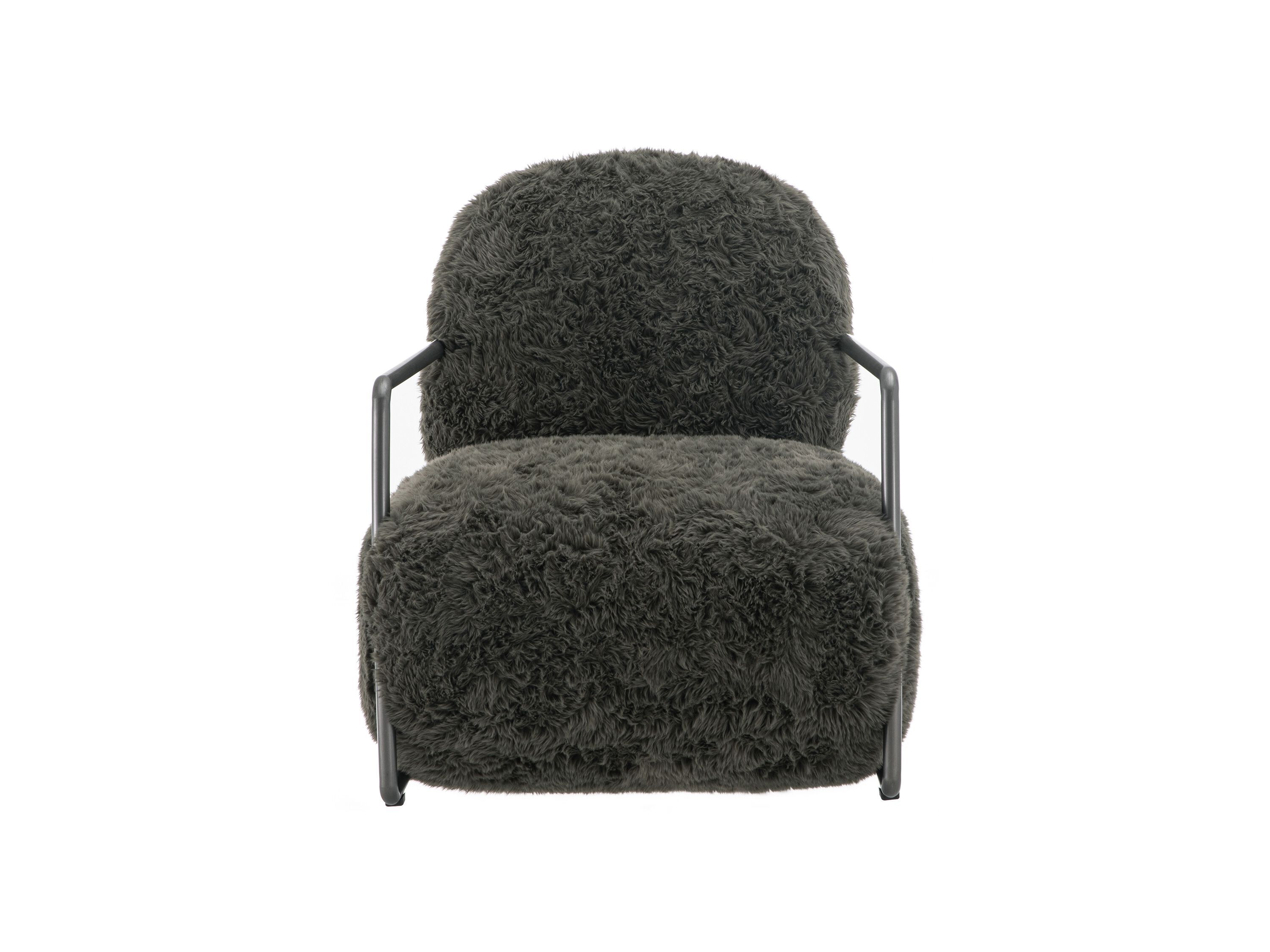 Кресло из искусственного меха с подлокотниками CAMPO DE' FIORI TANGO ARCH-00095981 - Вид №5