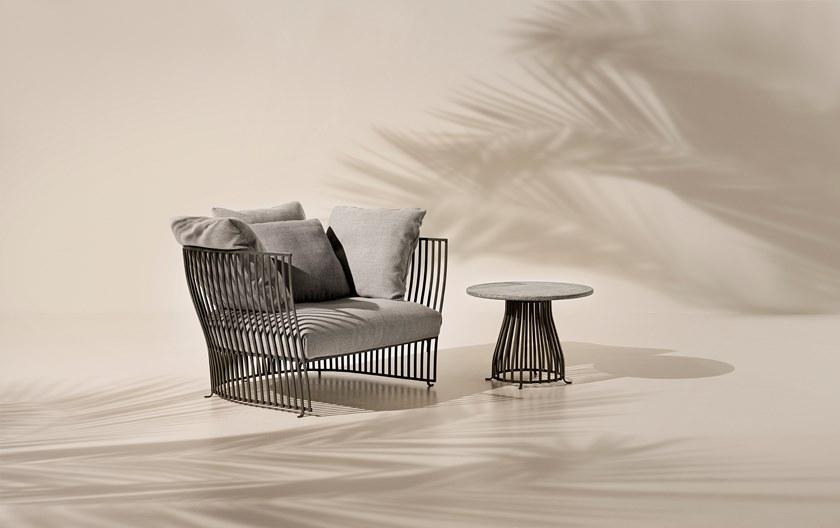 Ethimo Садовое кресло из ткани и алюминия с подлокотниками Venexia sun-id-1392039 - Вид №12