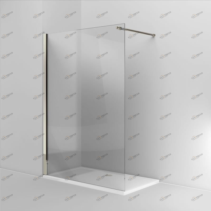 Экран Arcade 1400mm для установки в угол, никель [ARC56] Arcade Burlington ARC56