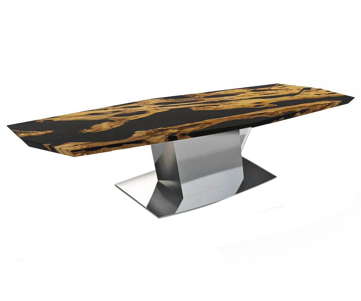 Восьмиугольный стол из смолы и оливкового дерева Legnor LEG2408734 / LEG2408735 ARCH-00035224 - Вид №2