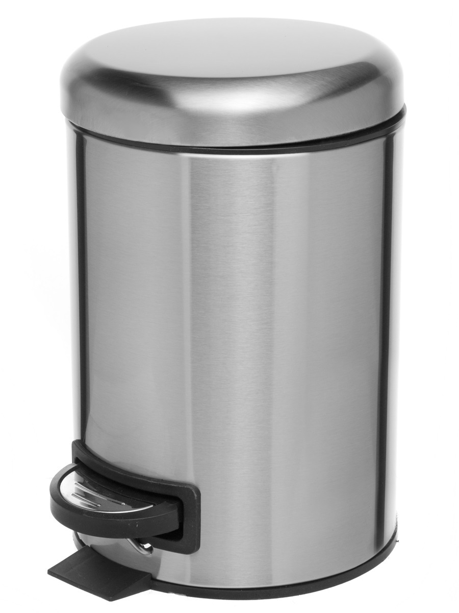 Вёдра с педалью и крышкой Pavo 3L Inox NAVAKO 11529