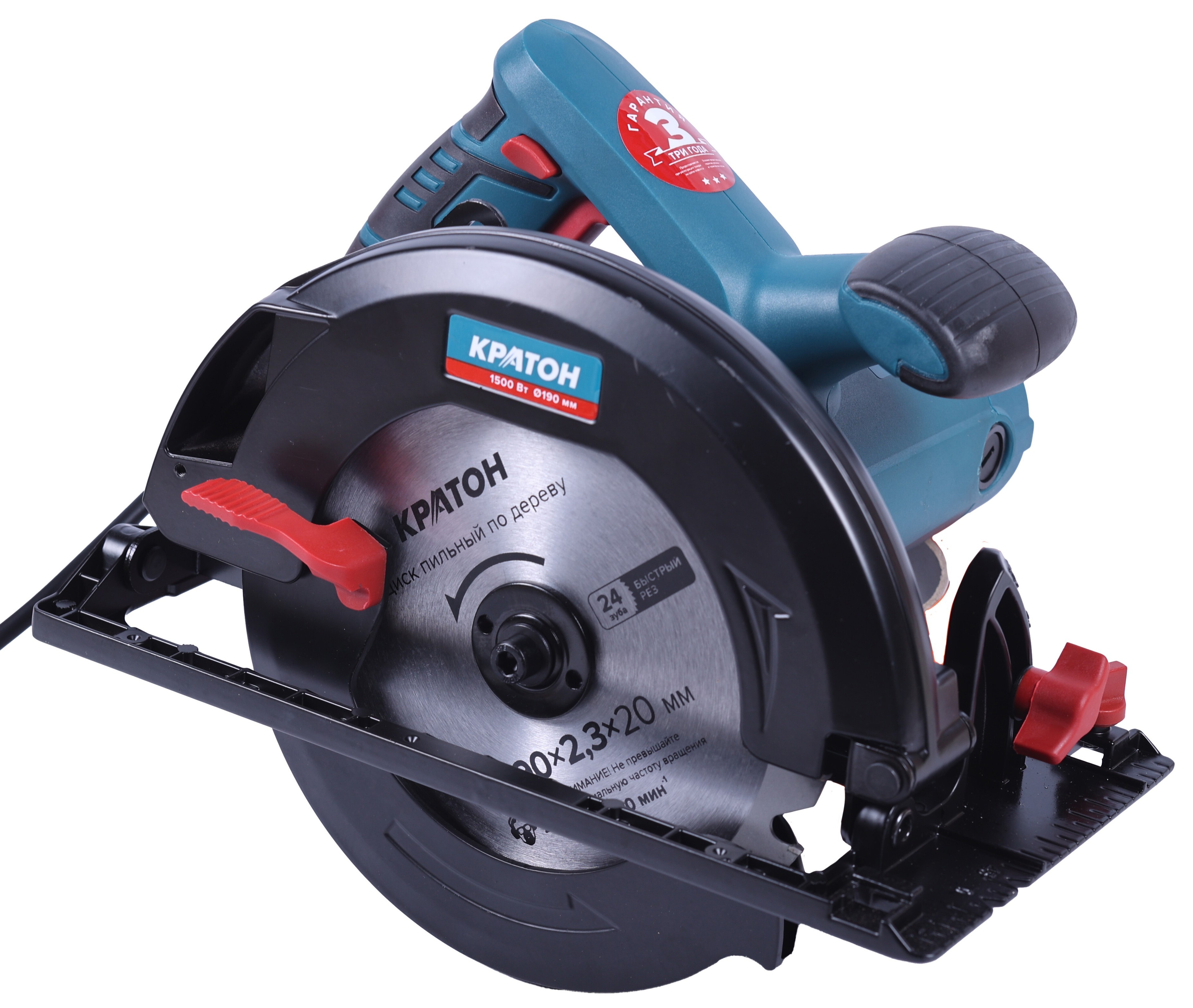 Пила дисковая Кратон Профи PCS-1500/190 9145703 STDN-0093921 - Вид №1