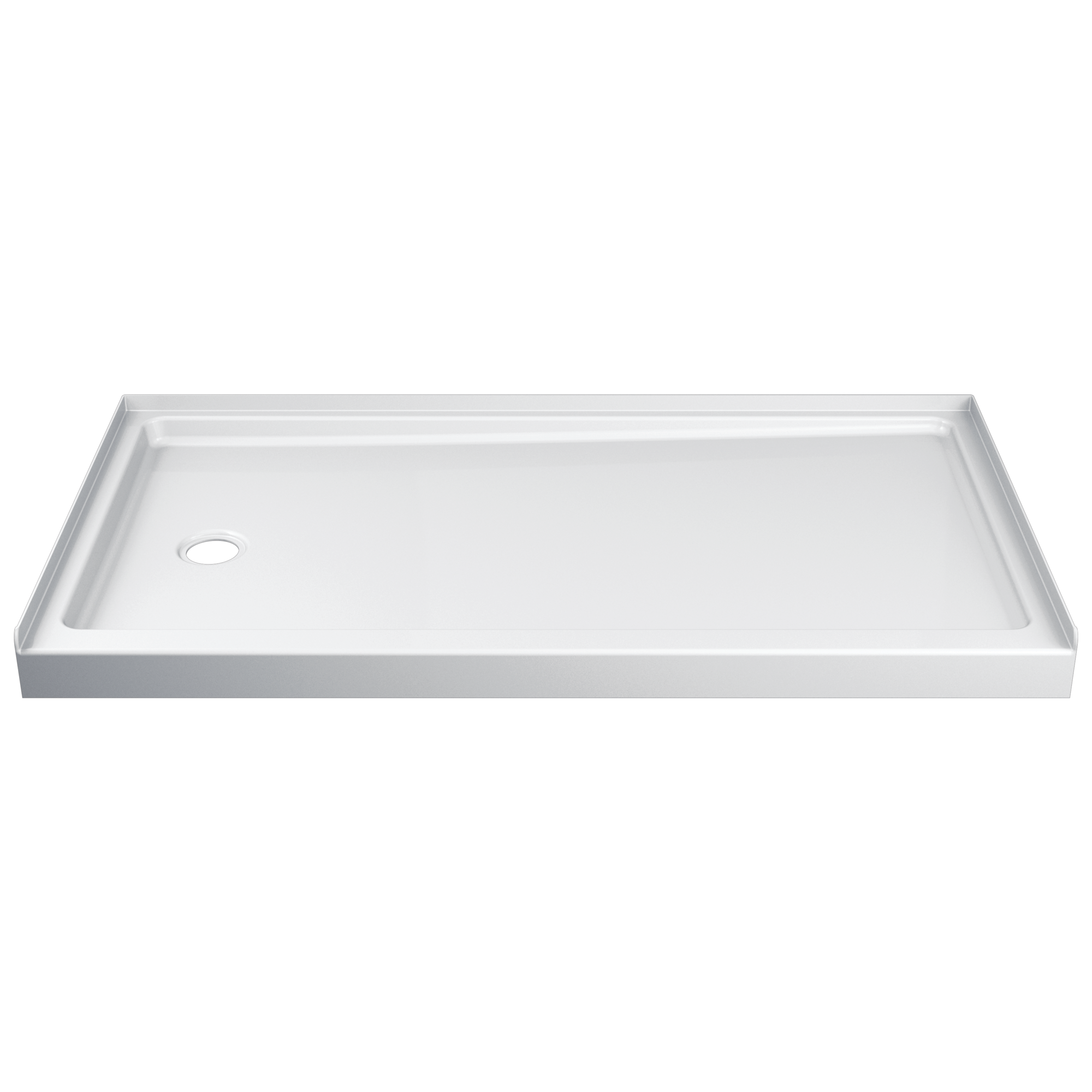 ProCrylic 60 дюймов x 32 дюйма. Душевой поддон, левый слив Delta Faucet B78513-6032L-WH