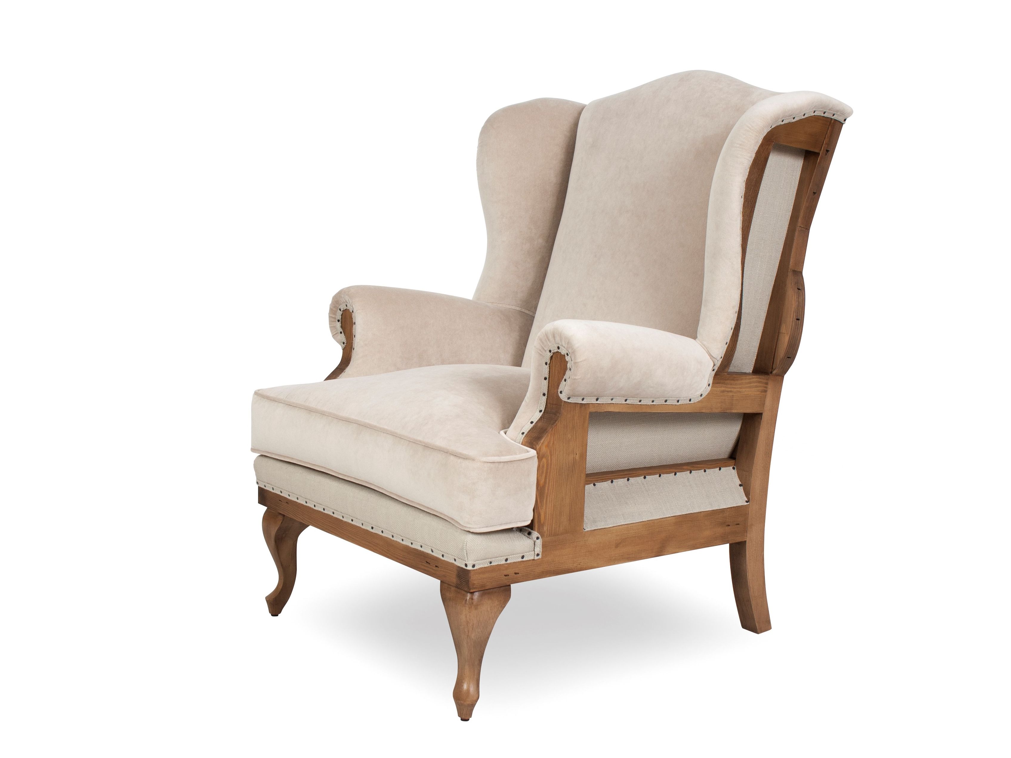 Бархатное кресло bergère с подлокотниками CREARTE COLLECTIONS Dover Essence ARCH-00099850 - Вид №1