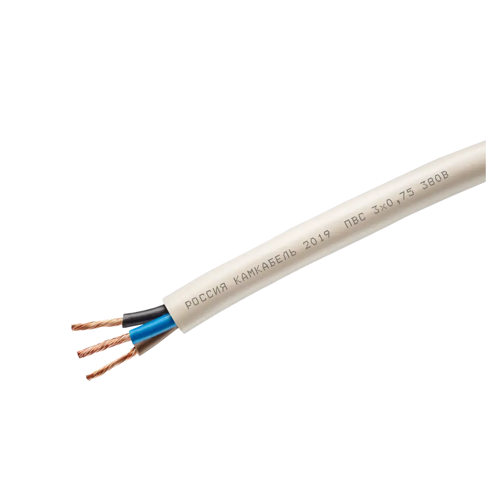 Камкабель ПВС 3x0.75 - силовой кабель для бытовой техники и оборудования 81933793 STLM-1565463 - Вид №2