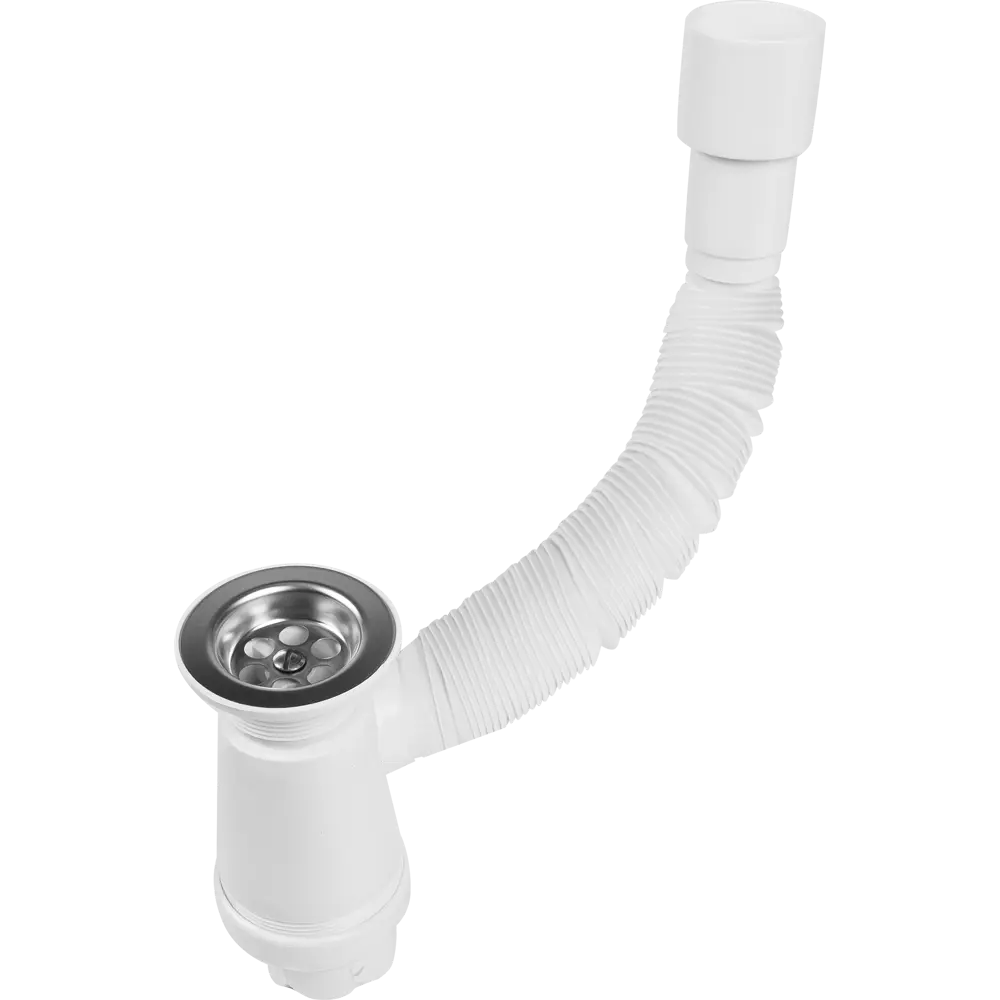 Сифон Orio для кухонной мойки с гофрированной трубой 82678039 STLM-0033869