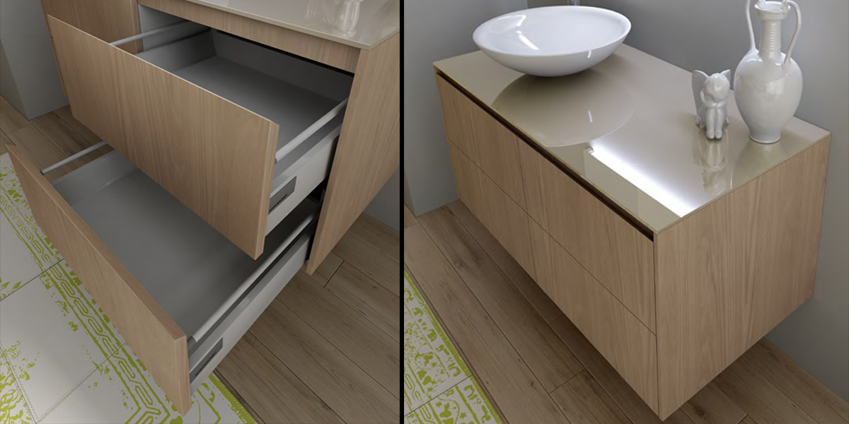 Комплект мебели №24 146,4 см Antonio Lupi PIANA Antoniolupi 24PIANA - Вид №2