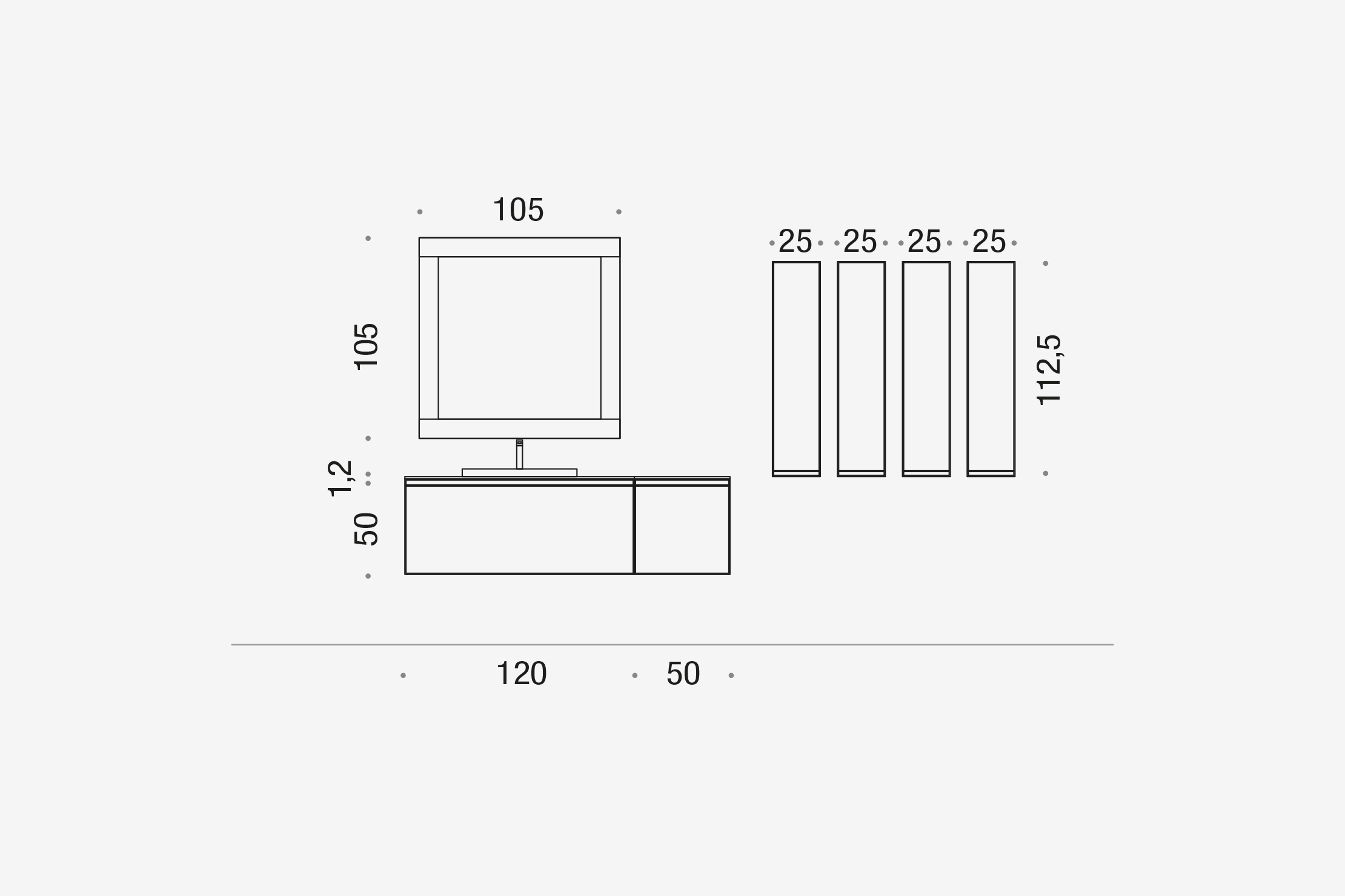 Комплект мебели 01 Arcom Shape STARC122 - Вид №4