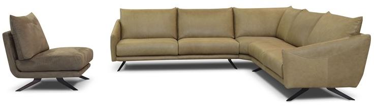 Rossini Sofas Угловой диван в коже Atene sun-id-1443322 - Вид №5