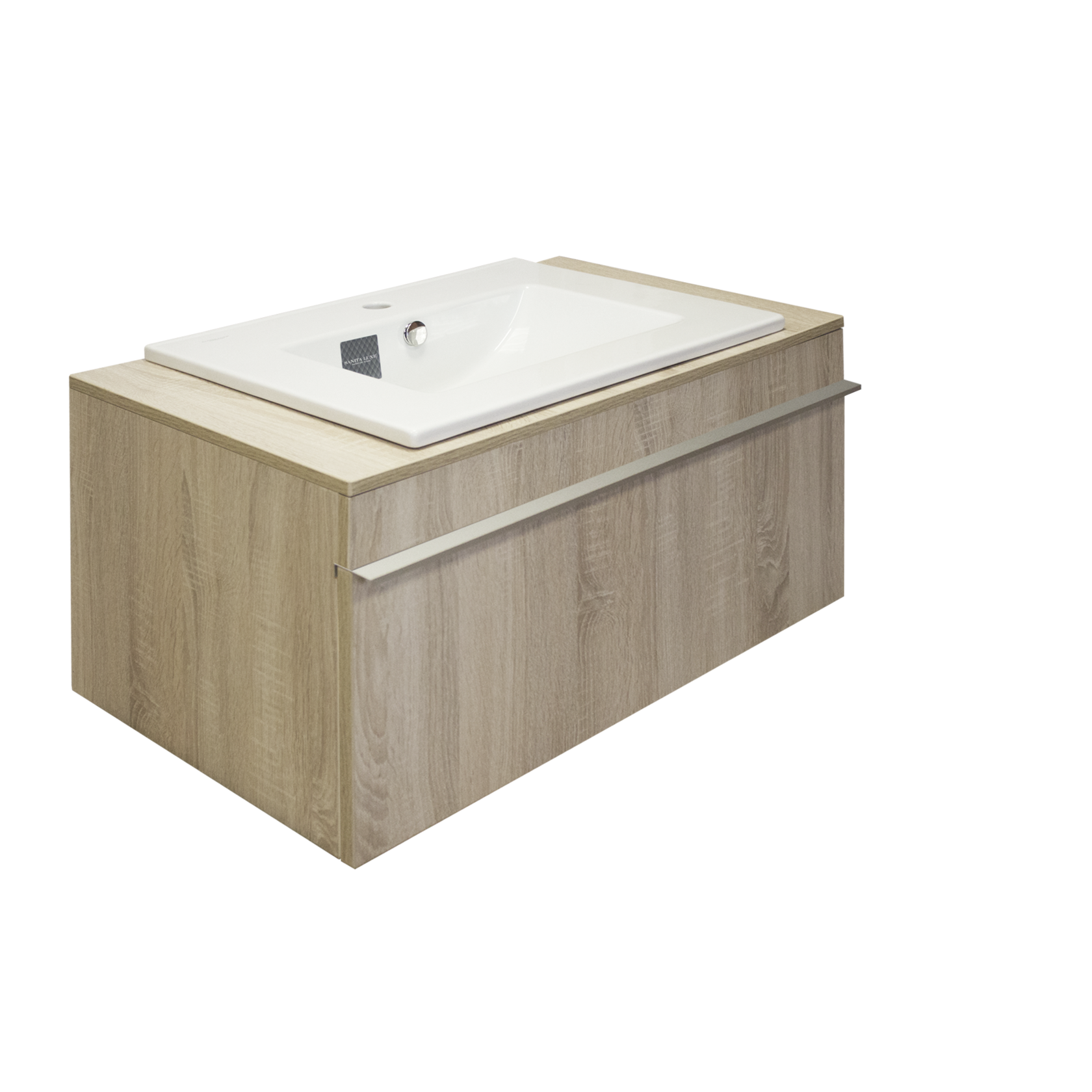 Тумба подвесная STAR80 / Дуб сонома SANITA LUXE QDRSLCW60201W1 - Вид №4