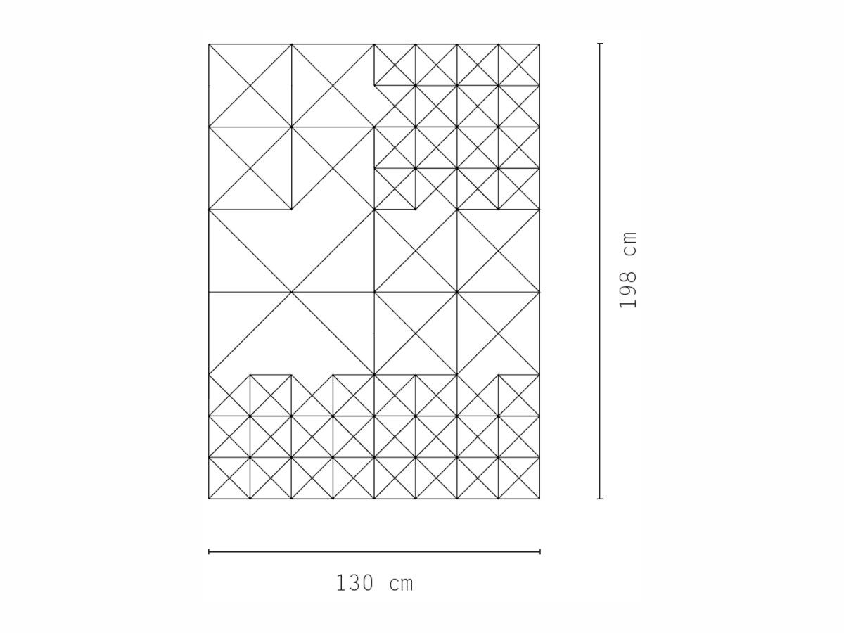 Шерстяной плед с графическим рисунком VERPAN ARCH-00082404 - Вид №5