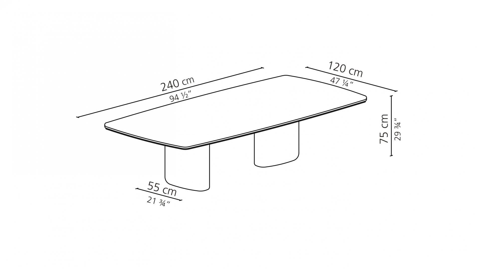 Casamilano Прямоугольный обеденный стол из мрамора sun-id-1399077 - Вид №4