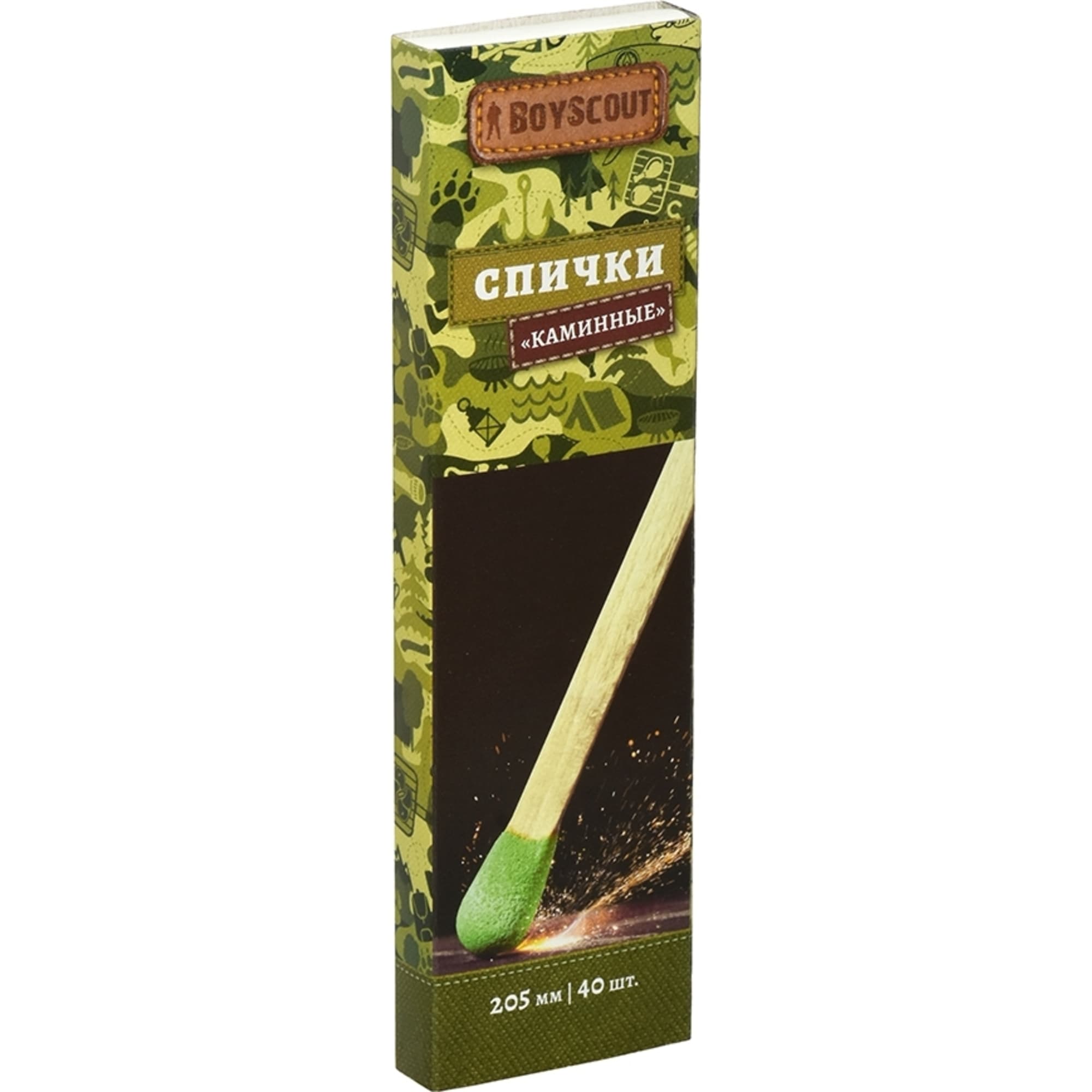 82628672 Спички каминные Boyscout 205 мм, 40 шт Santreyd 
