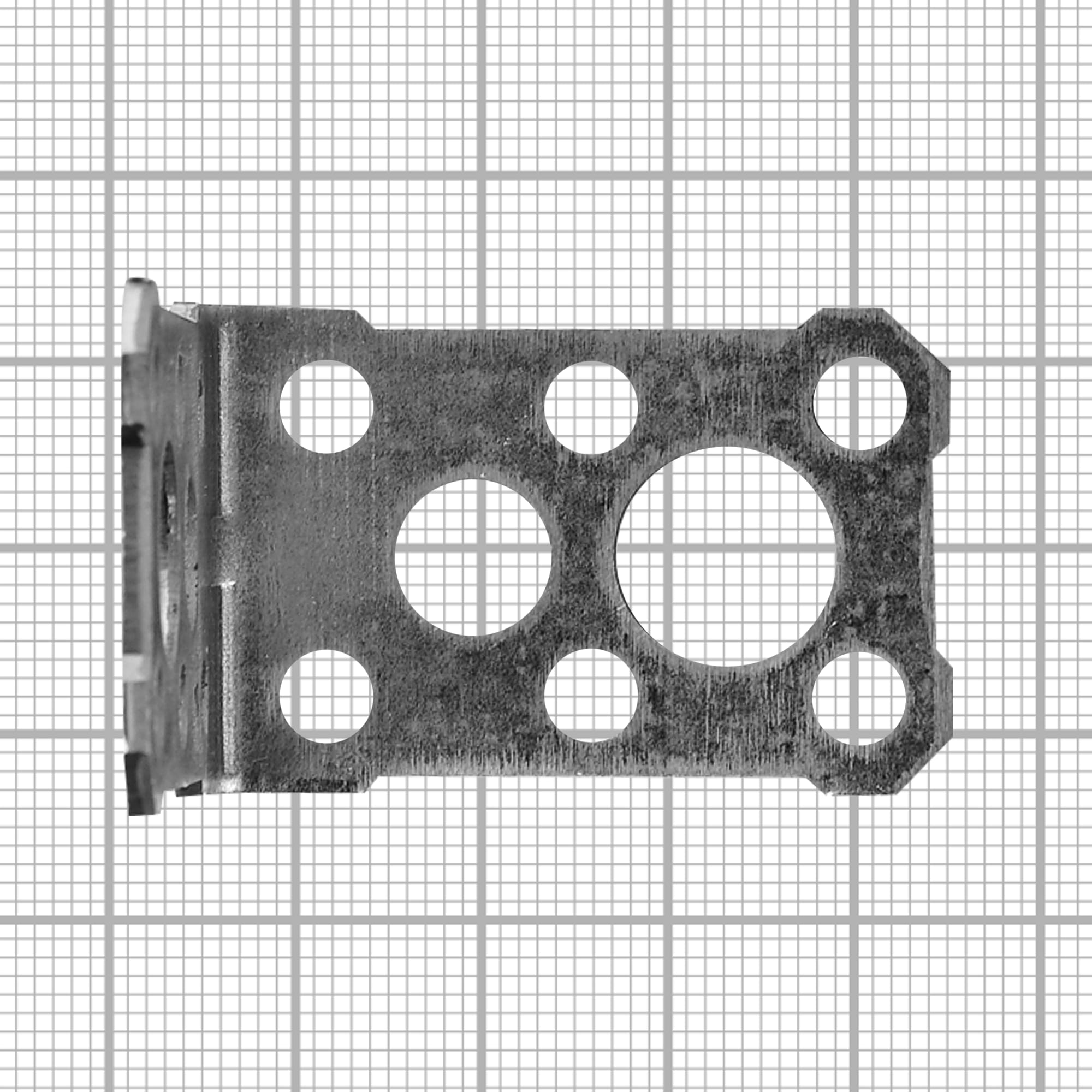 83206350 Уголок крепежный оцинкованный 45x45x30x1.7 мм, 25 шт Santreyd  - Вид №4