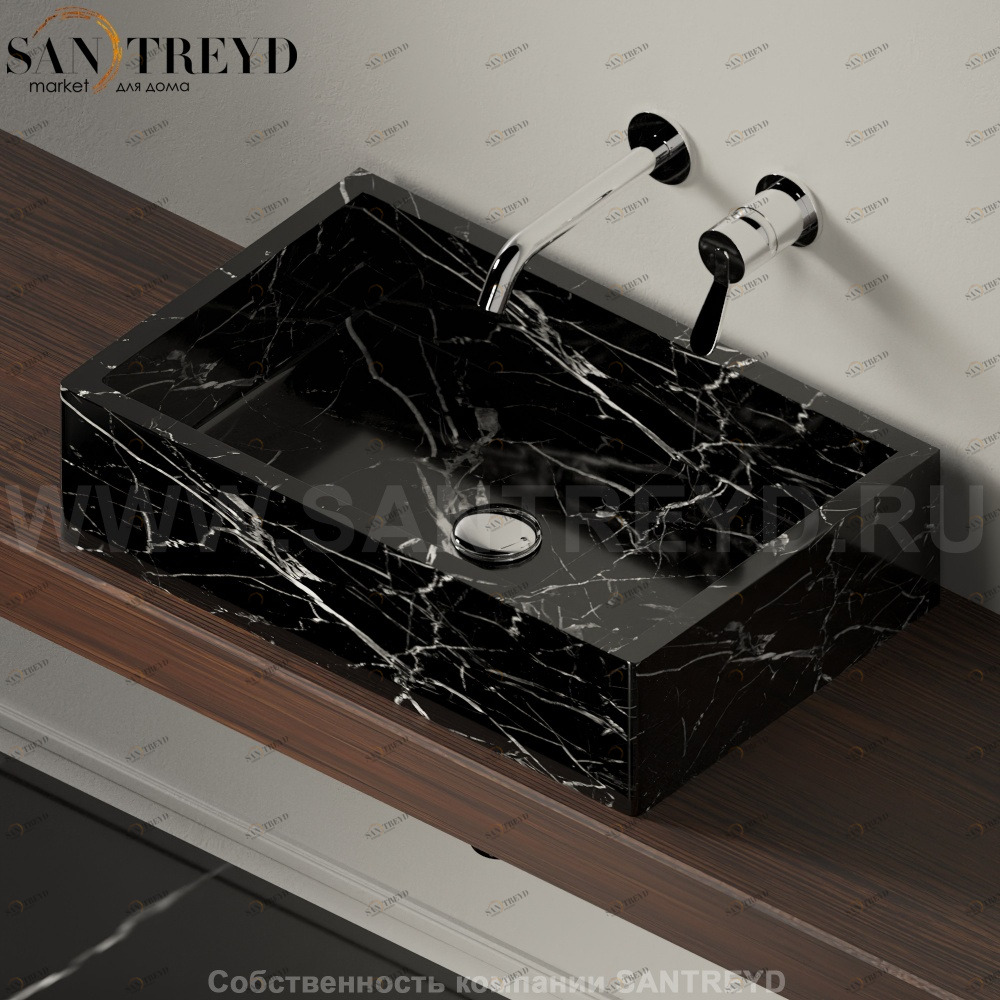 ACER0730PNM Накладная раковина на столешницу  прямоугольная Agape 