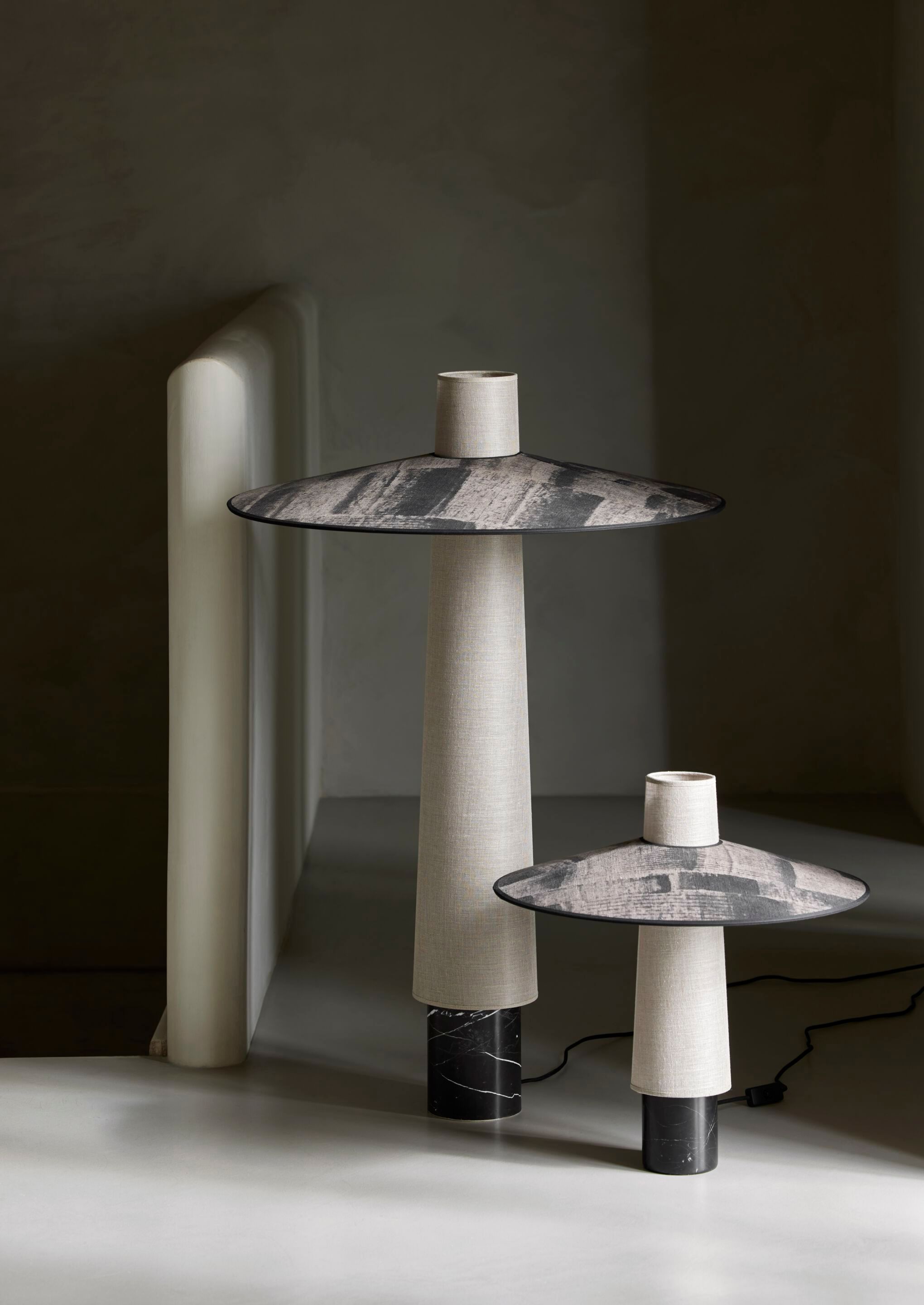 Льняная напольная лампа Forestier Thésée ARCH-00085614 - Вид №5