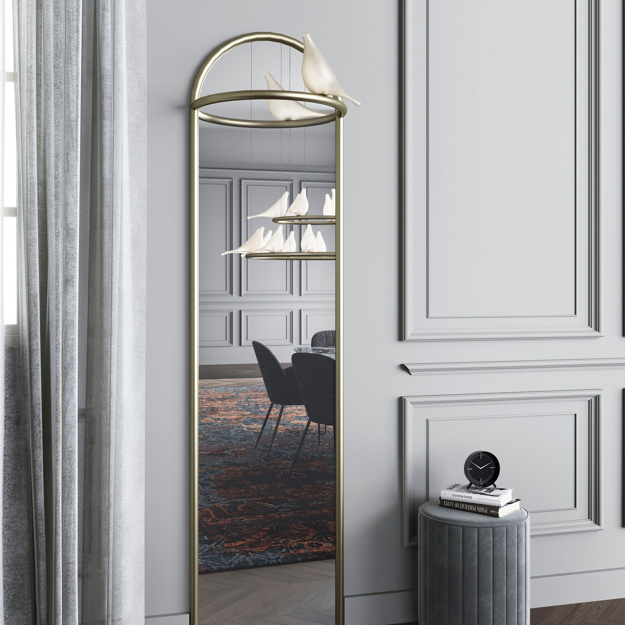 Металлическое зеркало со встроенным освещением MULTIFORME Light Of Love ARCH-00093024 - Вид №3