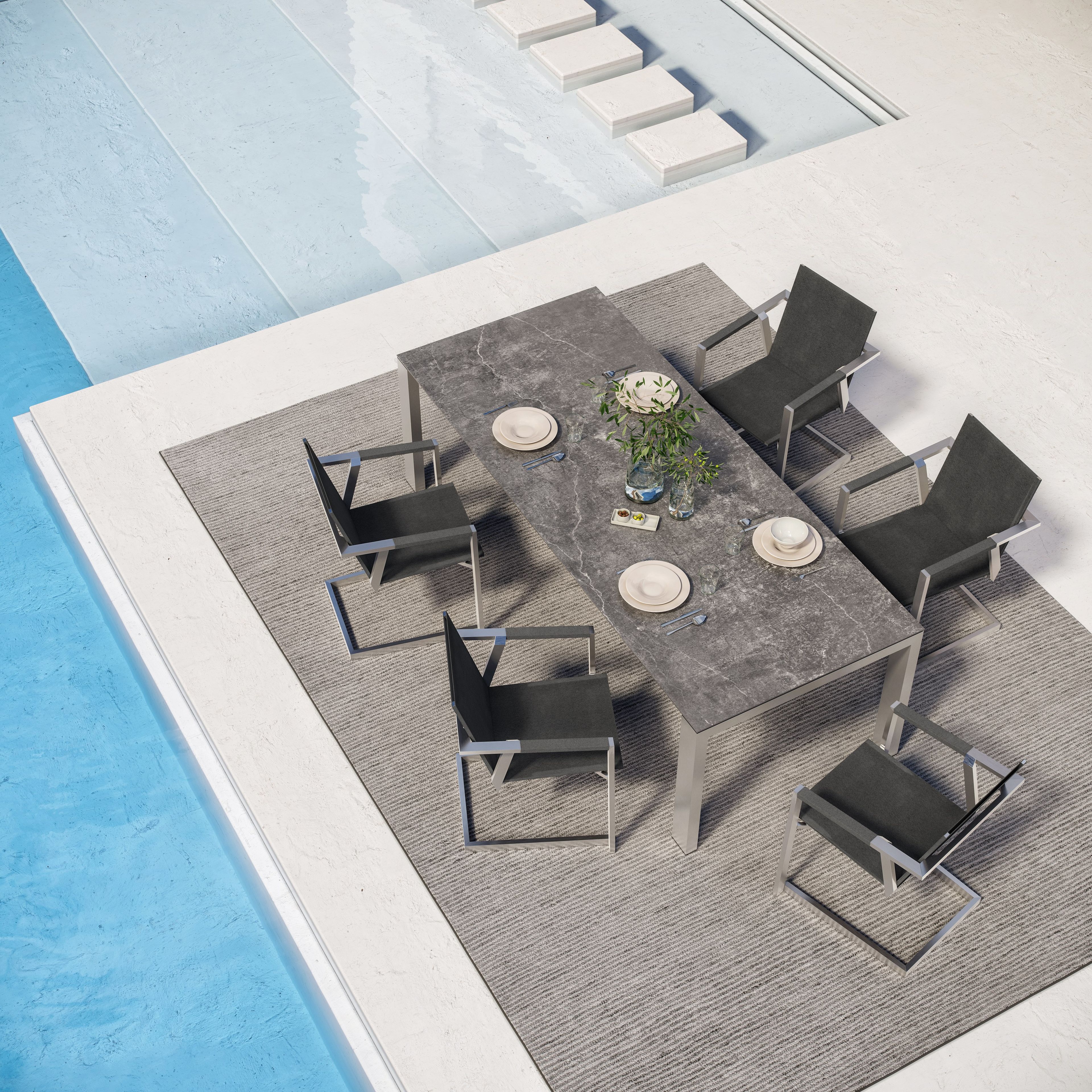 Консольный садовый стул с подлокотниками solpuri ARCH-00046654 - Вид №3