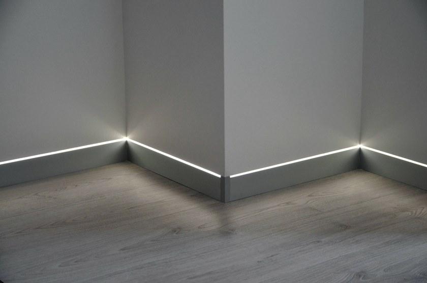 PROFILPAS Плинтус из алюминия и дерева Metal line sun-id-1382918 - Вид №2