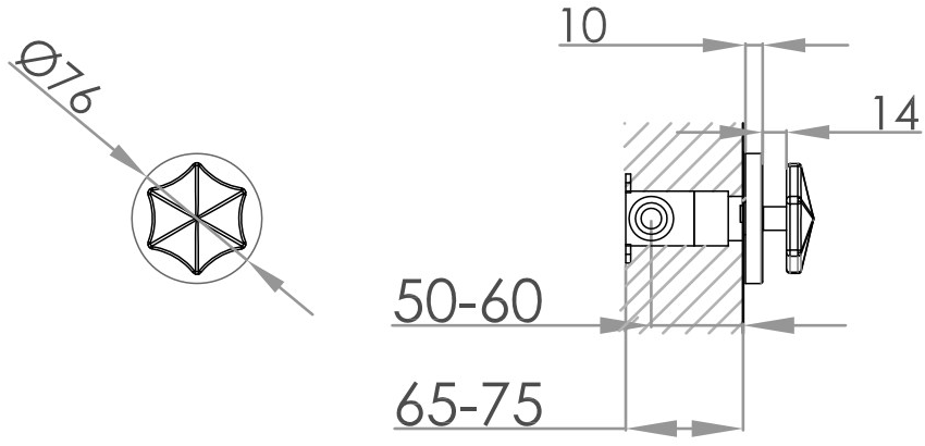 JEE-O Переключатель из нержавеющей стали Bloom 600-2206 - Вид №1