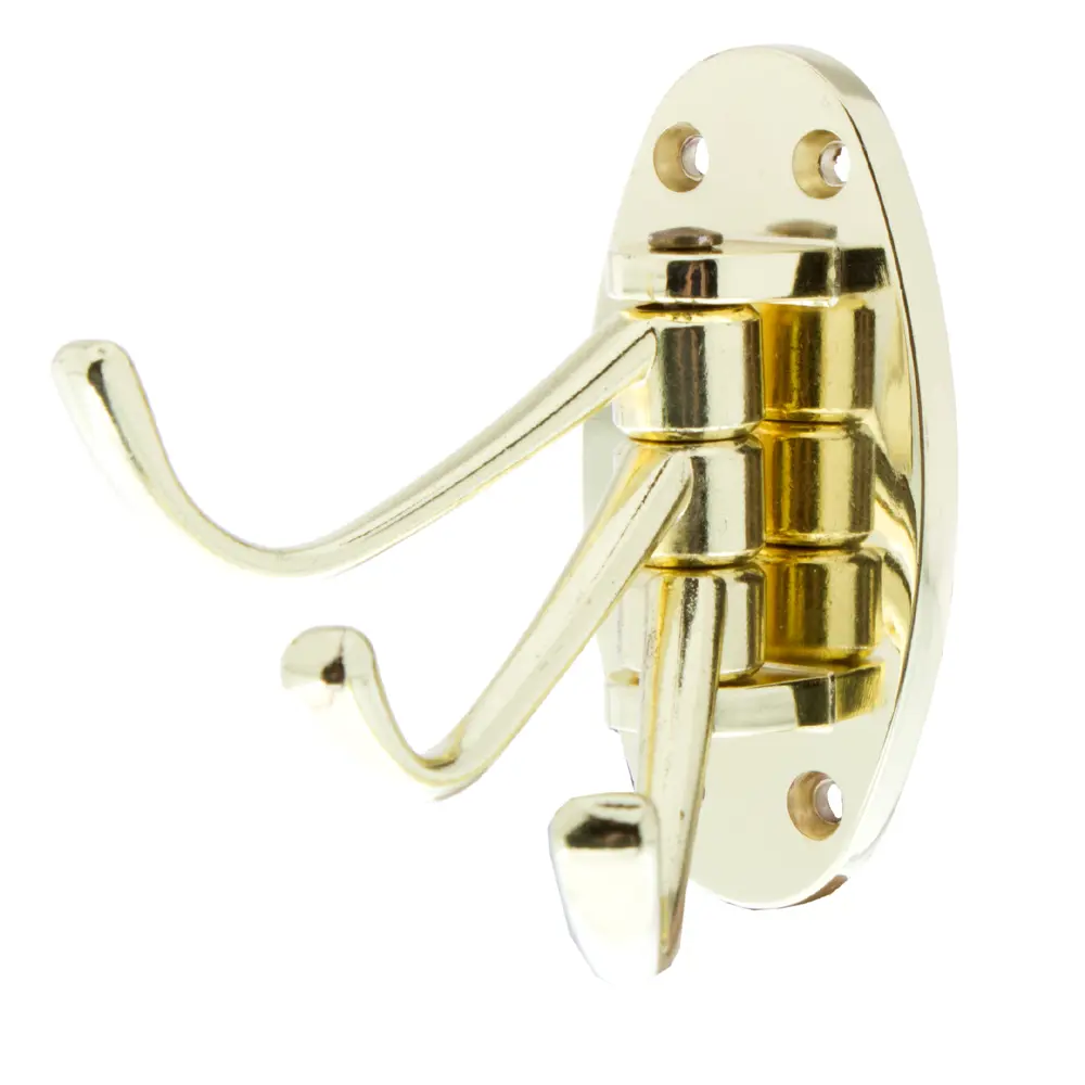 Крючок тройной Swivel, средний, металл, цвет латунь LAMPLANDIA STLM-2114926