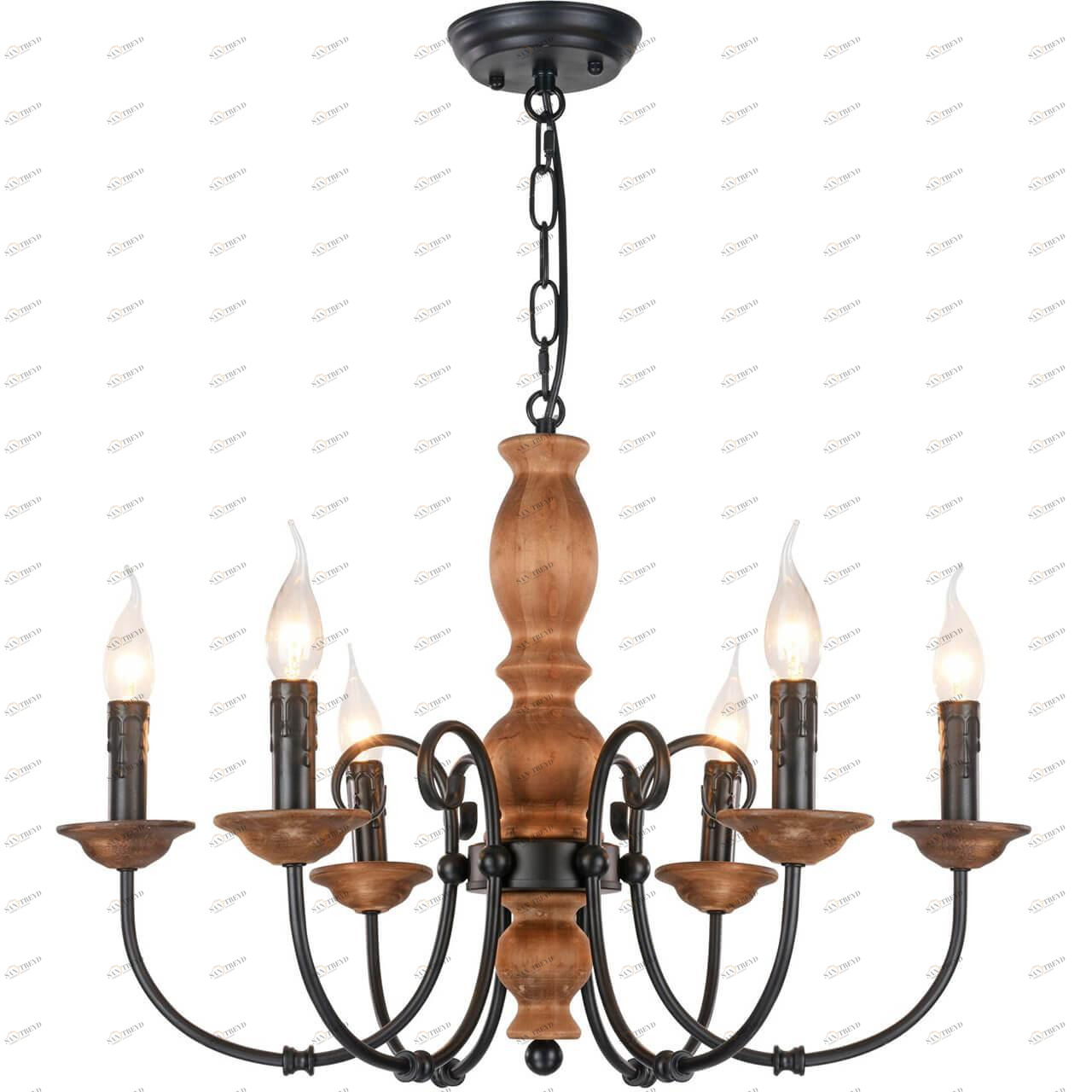 Подвесная люстра Freya Benigna FR2170-PL-06-BR FREYA BENIGNA 187161 Коричневый 