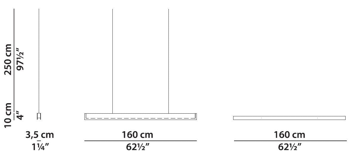 Латунный светодиодный подвесной светильник Baxter Blade ARCH-00061008 - Вид №4