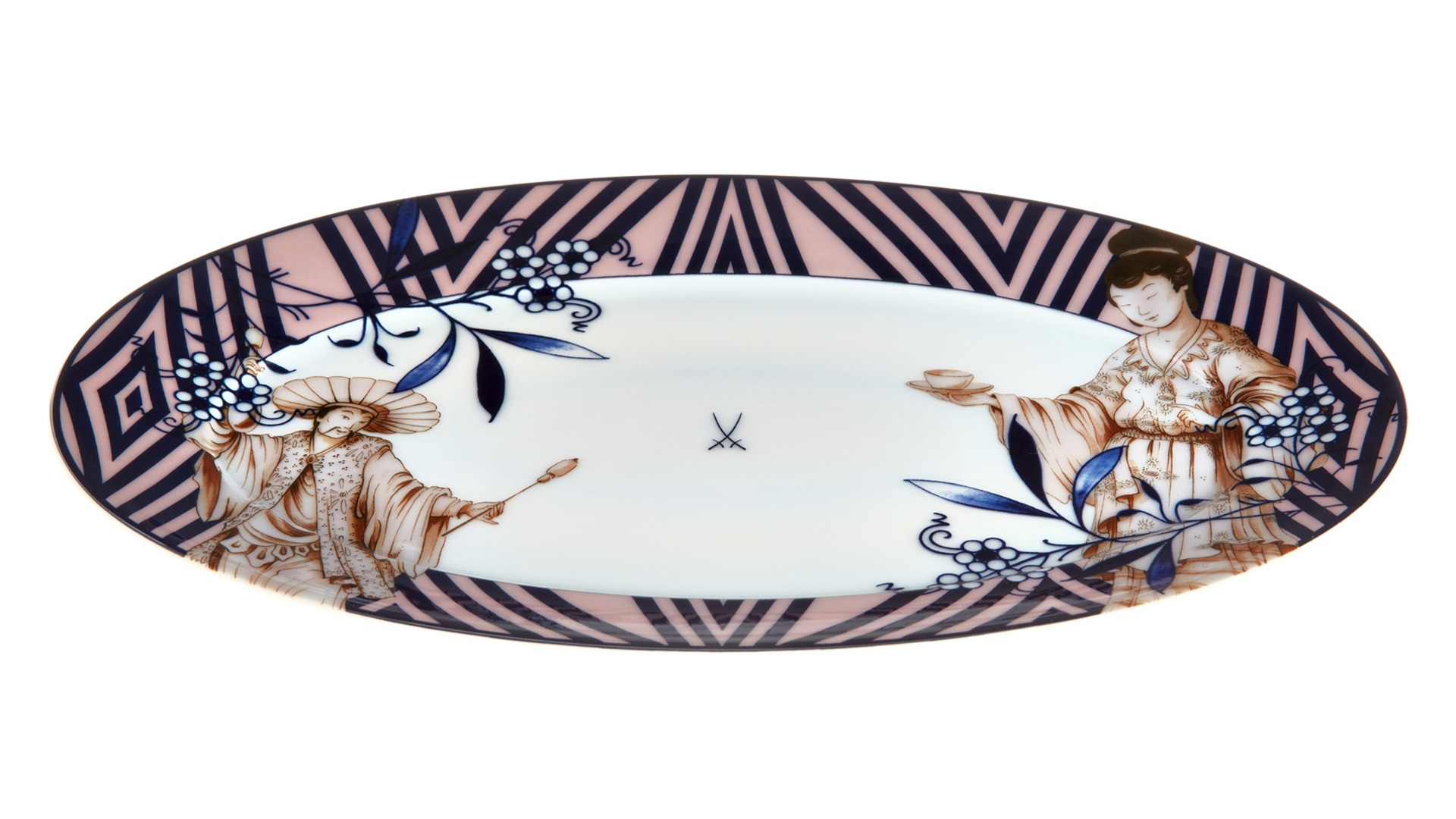 10663837 Meissen Блюдо Meissen "Коллаж. Благородный Китай" 30см Фарфор  - Вид №1