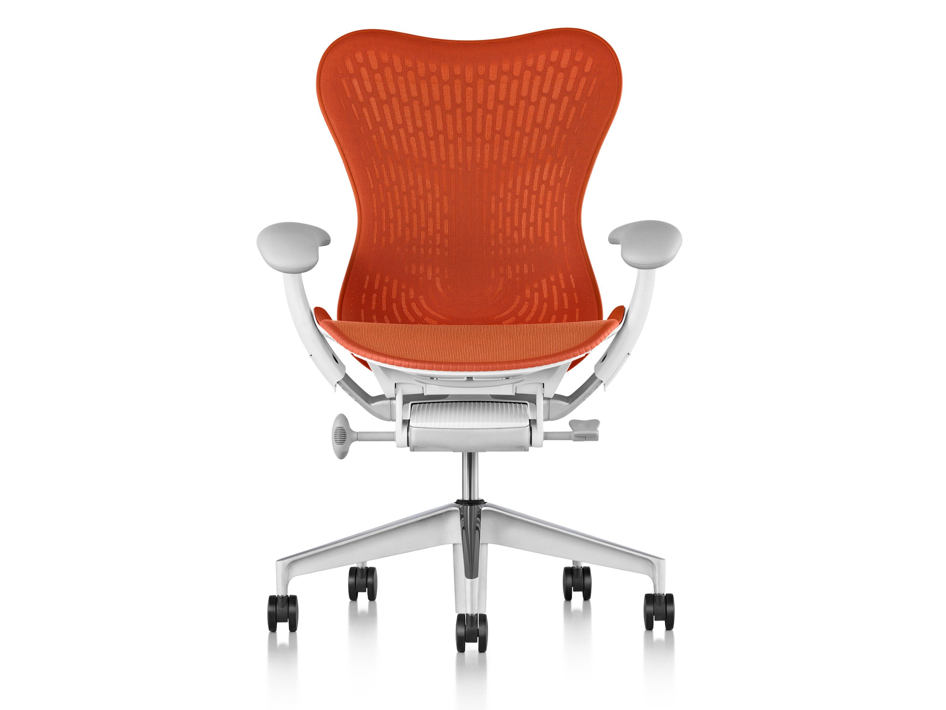Эргономичное офисное кресло с вращающейся тканью Butterfly Herman Miller Mirra 2 ARCH-00092336