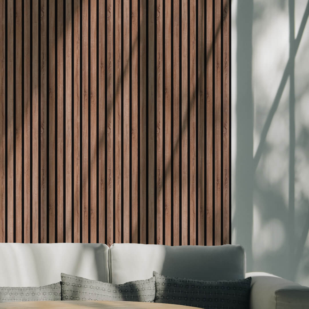 Панель Стеновая Акустическая Stella Trend Standart Дуб Винтаж 2780х600х21 (уп.1шт.) STSR-02 - Вид №6