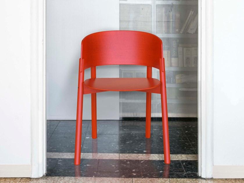 Anesis Стул из массива дерева с подлокотниками  A86  - Вид №8