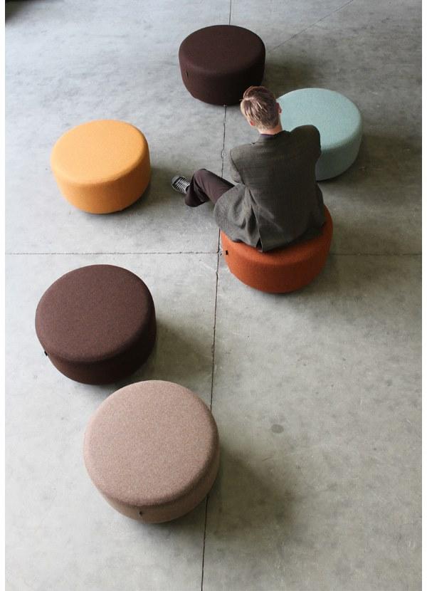 Slalom Круглый акустический пуф Tailor made sun-id-1399507 - Вид №2