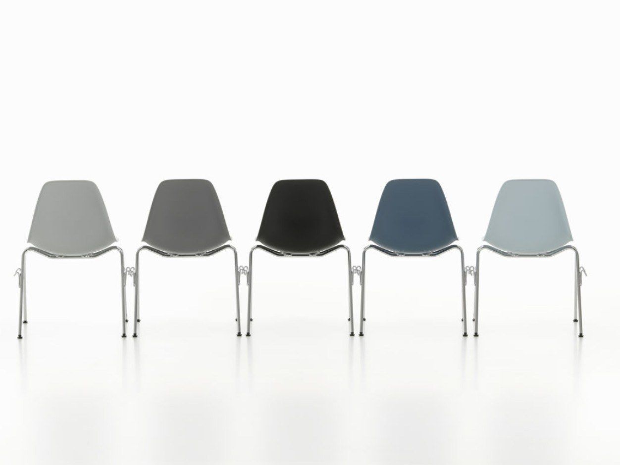 Штабелируемый стул для конференций из ткани VITRA Eames Plastic Chair ARCH-00131379 - Вид №6