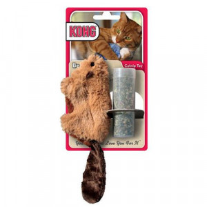 ПР0016259 Игрушка для кошек Бобер, плюш и кошачья мята KONG
