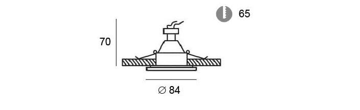Алюминиевый круглый светодиодный светильник Terzo Light VIKI ARCH-00121783 - Вид №3