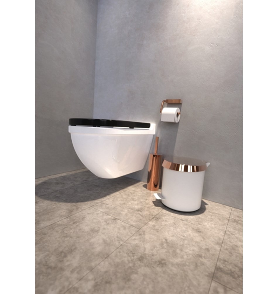 FROST Ершик для унитаза 3, напольный » медь Нержавеющая сталь Медь Q302236550  - Вид №3