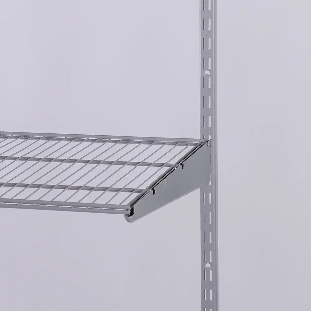 Прямая полка Larvij 60.3x1x40.6 см сталь цвет алюминий STLM-2062939 - Вид №3