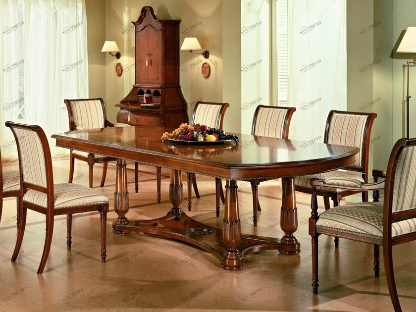 SCAPPINI & C Раздвижной прямоугольный стол из бриара 35th anniversary 335/re