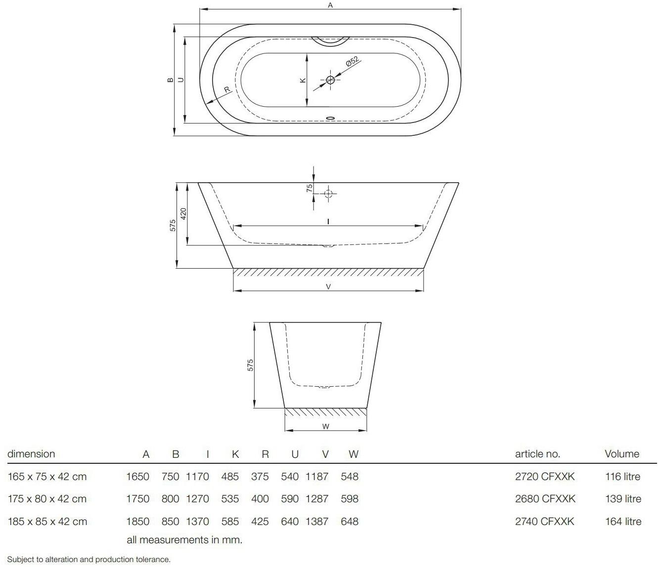 Bette Отдельностоящая ванна sun-id-1357635 - Вид №1