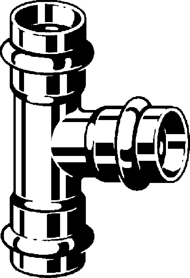 Viega Тройник Sanpress Inox 2318 (435868) 435 868 - Вид №1