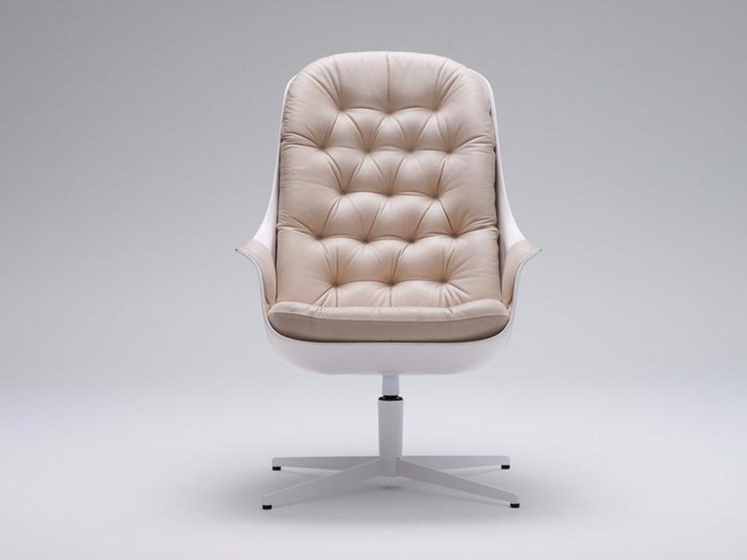 Sits Кожаное кресло с 4 спицами и подлокотниками Birds sun-id-1409759 - Вид №8